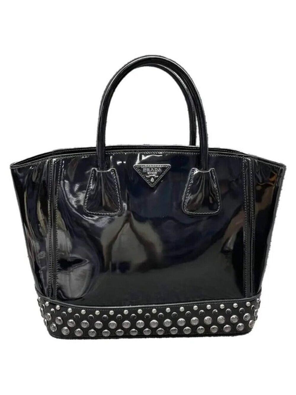 Prada Patent Leather Tote Bag lux410-2025
